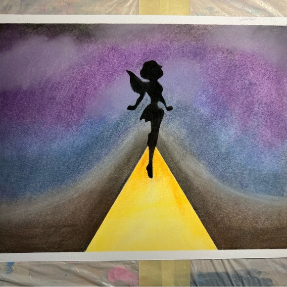 Mystical Fairy Silhouette Art - Picture 1 of 1